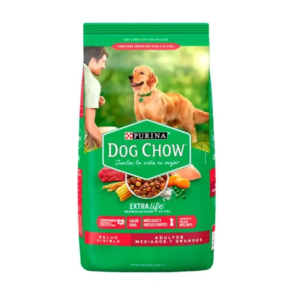 dog chow salud visible adultos medianos grandes