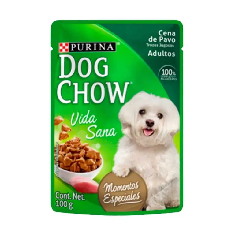 dog chow cena de pavo trozos jugosos