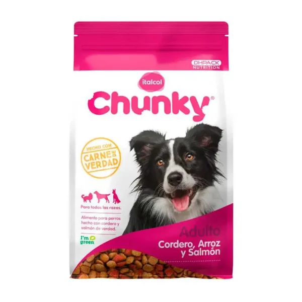chunky adulto cordero arroz salmon