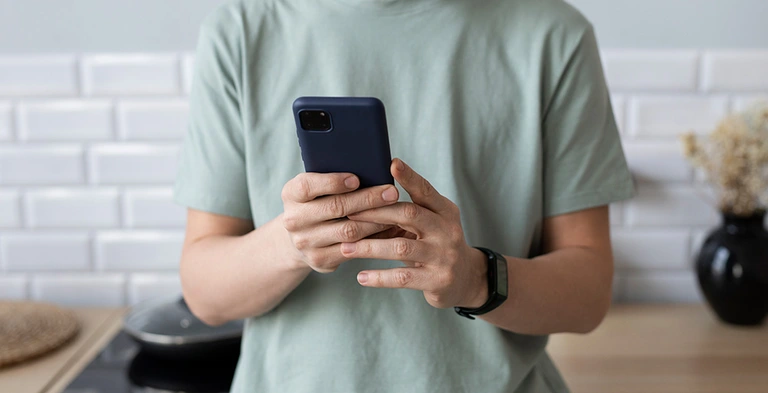 young man chatting 1